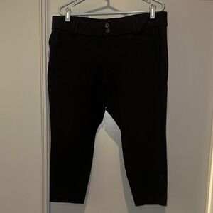Torrid size 18R, studio - Black capri length work slacks